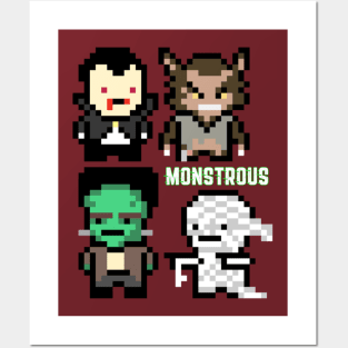 Monstrous-ly Cute Monster Posters and Art